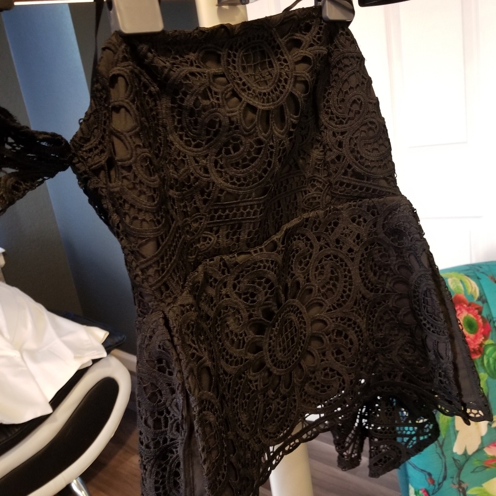 Runaway black dress top